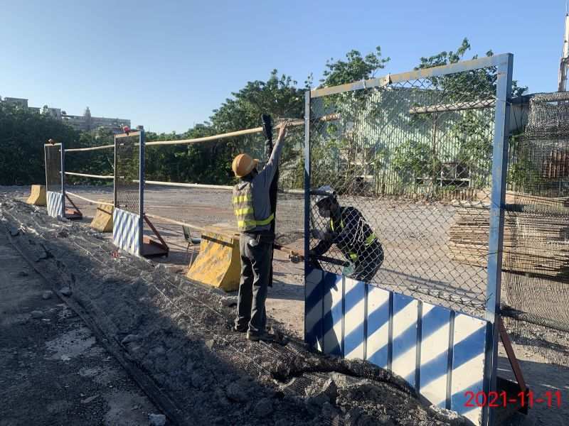 1111-臨時圍籬施作