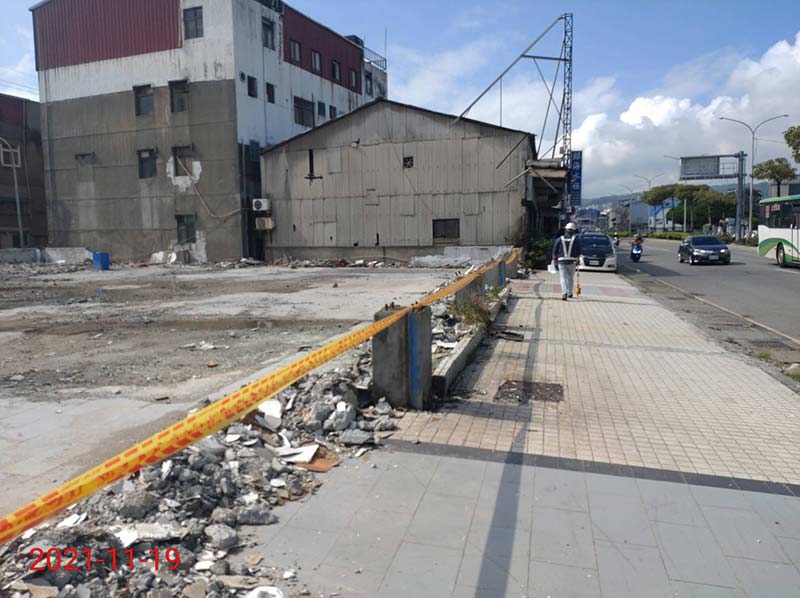 1119-工區拆屋查驗及圍籬施作