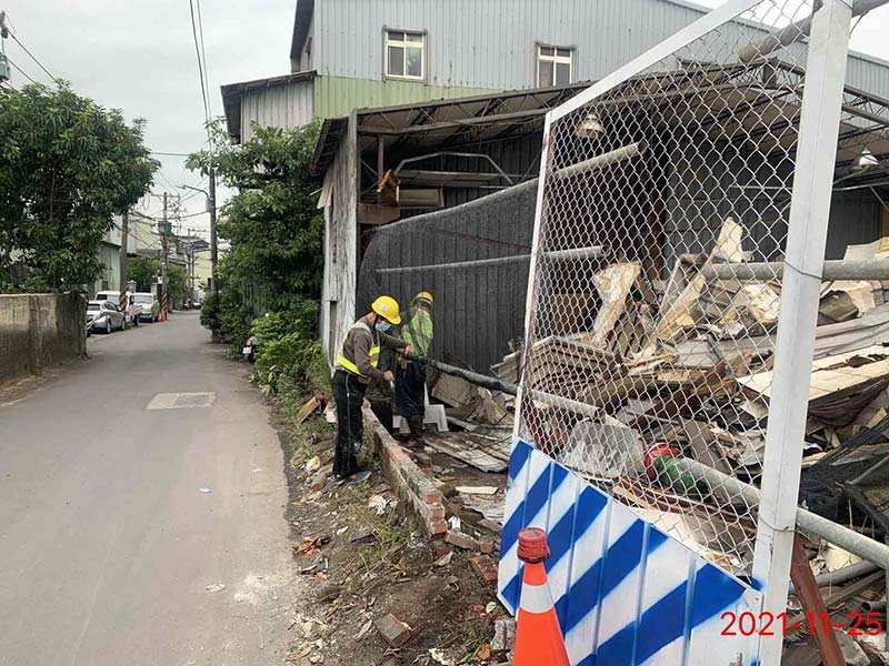 1125-工區拆除、圍籬施作及縮時攝影