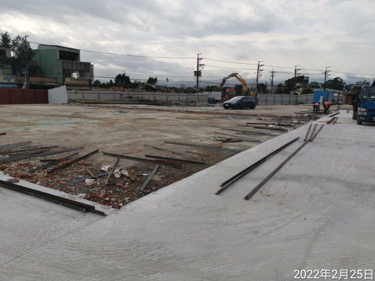 0225-建物拆除、拆後整地、圍籬施作、宣導看板(C)基礎回填,高程檢測及紅火蟻防治 0225-建物拆除、拆後整地、圍籬施作、宣導看板(C)基礎回填,高程檢測及紅火蟻防治