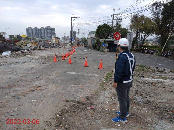 0306-工區聯合交維巡檢、圍籬噴漆及臨時電桿立設