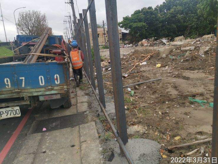 0331-建物拆除、圍籬施作、B8類廢棄物會磅及臨時排水地坪破碎