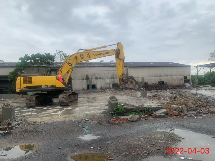 0403-建物拆除、臨時排水設施/地面破碎及管理維護(人行道清掃)