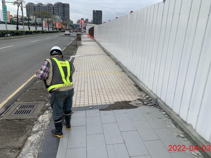 0403-建物拆除、臨時排水設施/地面破碎及管理維護(人行道清掃)