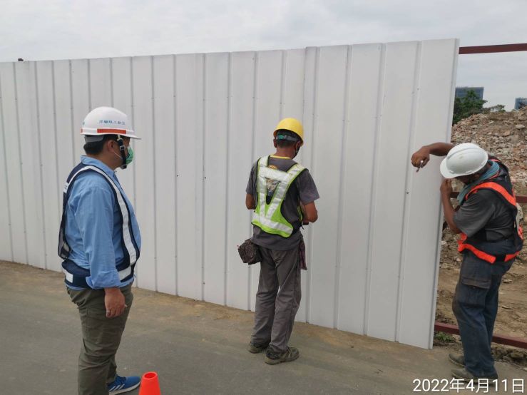 0411-建物拆除、圍籬施作、B8類廢棄物會磅、臨時排水工程及工區管理維護(排水溝清理/防塵網覆蓋)