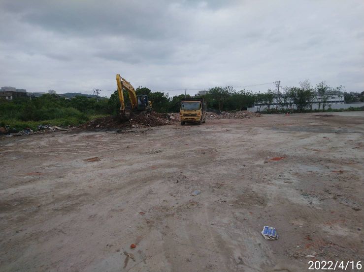 0416-地坪破碎、圍籬施作、臨時排水工程及污水工程(推進設備/鏡面框按装/水泥管推進)