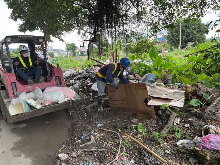 0519-建物拆除、圍籬施作、臨時排水工程、整地土方工程、有價料會磅及管理維護(垃圾清運/交通錐連桿圍設)