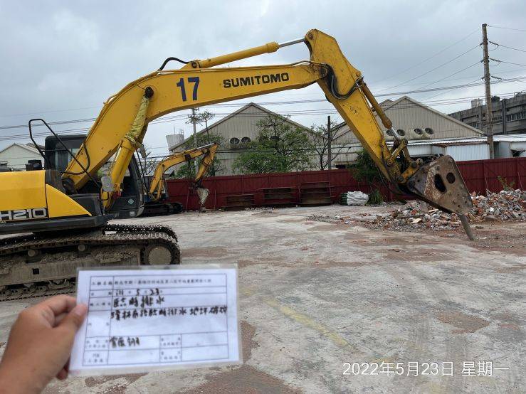 0523-圍籬施作、臨時排水工程、整地土方工程、污水工程/放樣作業及管理維護(道路清掃)