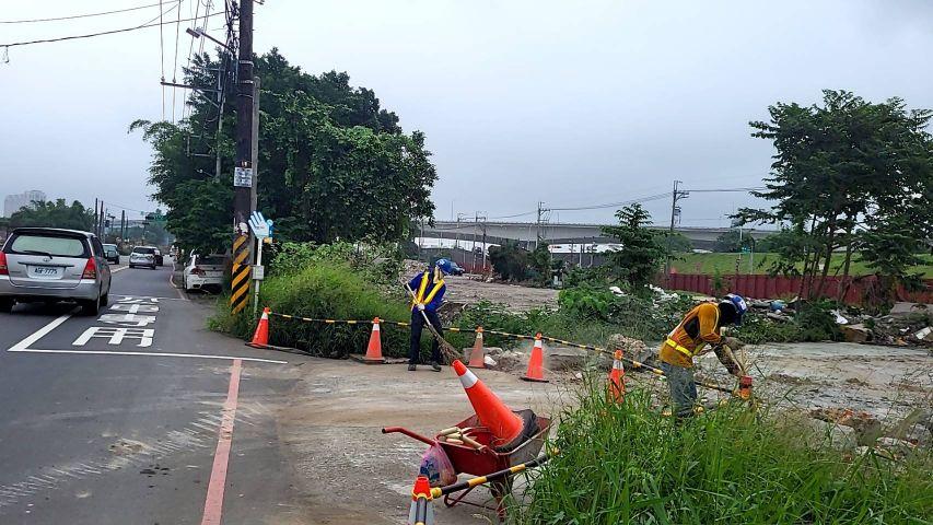 0523-圍籬施作、臨時排水工程、整地土方工程、污水工程/放樣作業及管理維護(道路清掃)