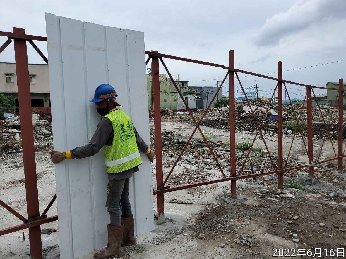 0616-圍籬施作、B8類廢棄物會磅、整地土方工程、污水工程及管理維護(垃圾清除/路面清洗)