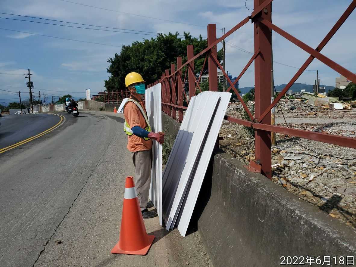 0618-圍籬施作、B8類廢棄物會磅、整地土方工程、污水工程及管理維護(水溝蓋板更換)