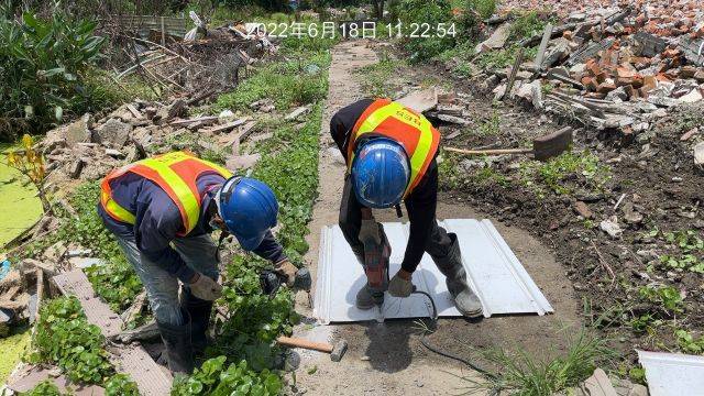 0618-圍籬施作、B8類廢棄物會磅、整地土方工程、污水工程及管理維護(水溝蓋板更換)