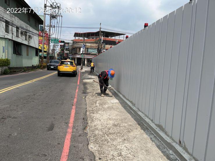 0726-整地土方工程、圍籬施作、臨時排水工程、污水工程及管理維護(道路清理/雜草處理/排水溝雜物清理/臨時照明燈安裝)