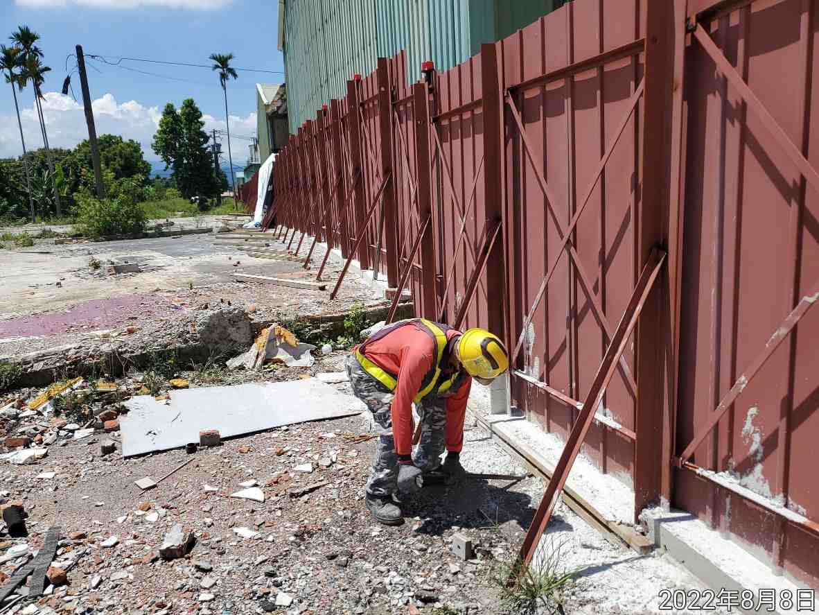 0808-整地土方工程、圍籬施作、臨時排水工程、污水工程及管理維護(排水溝清理)