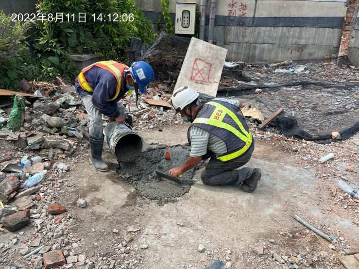 0811-整地土方工程、臨時排水工程、圍籬施作、污水工程及管理維護(雜草處理/溝蓋修補)