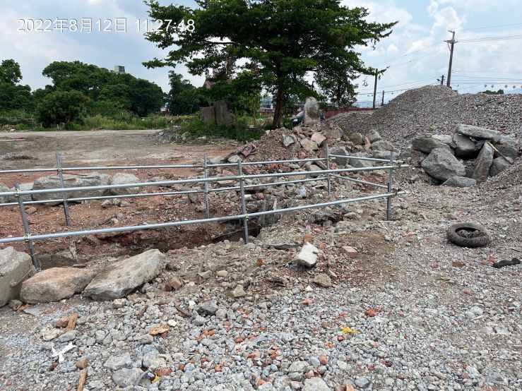 0812-整地土方工程、臨時排水工程、圍籬施作、污水工程及管理維護(欄杆施作/中元普渡)