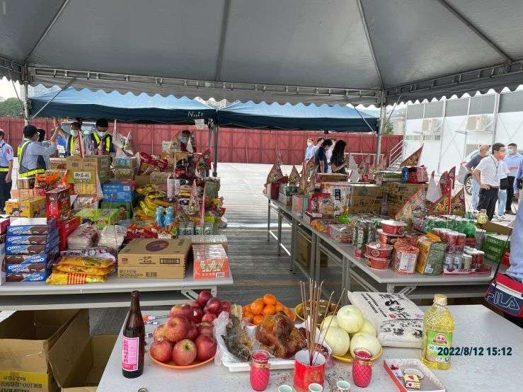 0812-整地土方工程、臨時排水工程、圍籬施作、污水工程及管理維護(欄杆施作/中元普渡)