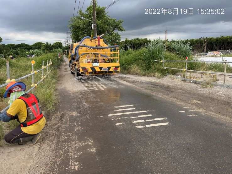 0819-整地土方工程、臨時排水工程、圍籬施作、污水工程及管理維護(裝設反光鏡/路面灑水)