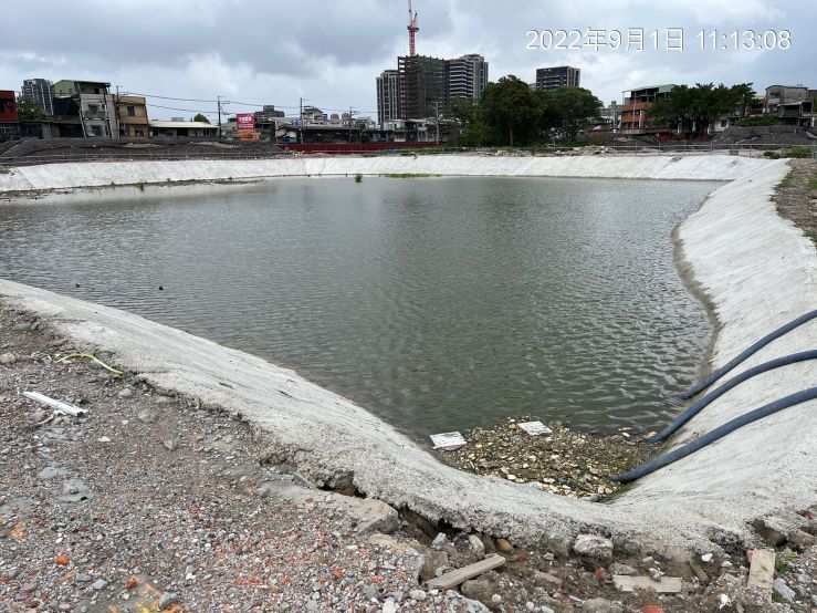 0901-整地土方工程、污水工程及管理維護丙種圍籬固定（防颱準備）/大門固定（防颱準備）/TD15滯洪池抽排水