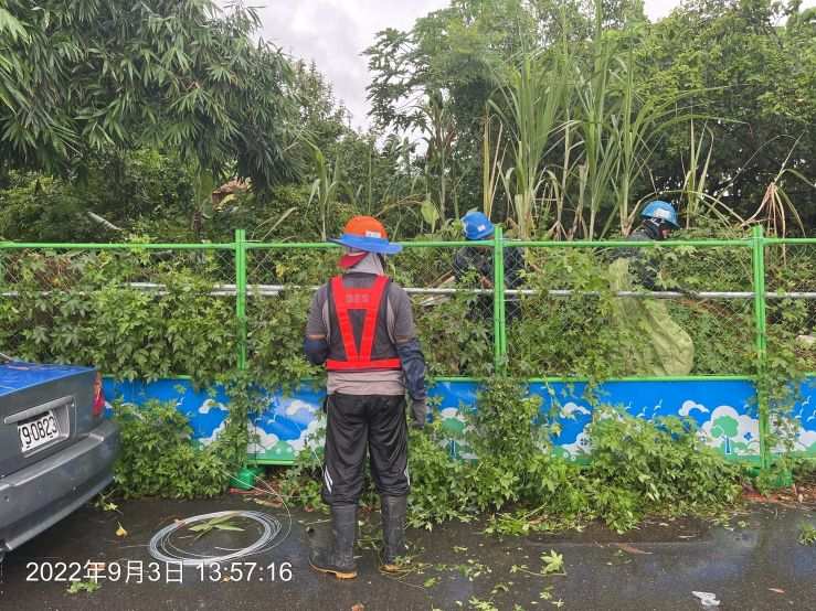 0903-污水工程及管理維護(軒嵐諾颱風陸警-圍籬固定/丙種圍籬拆除)