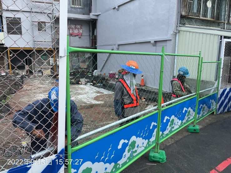 0903-污水工程及管理維護(軒嵐諾颱風陸警-圍籬固定/丙種圍籬拆除)