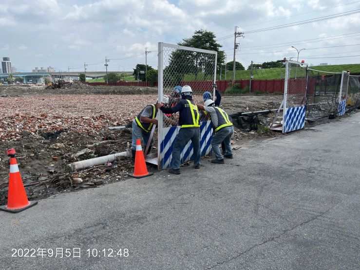 0905-整地土方工程、圍籬工程、有價料會磅及管理維護(圍籬復舊/滯洪池抽排水/路面灑水清洗/排水溝清理)