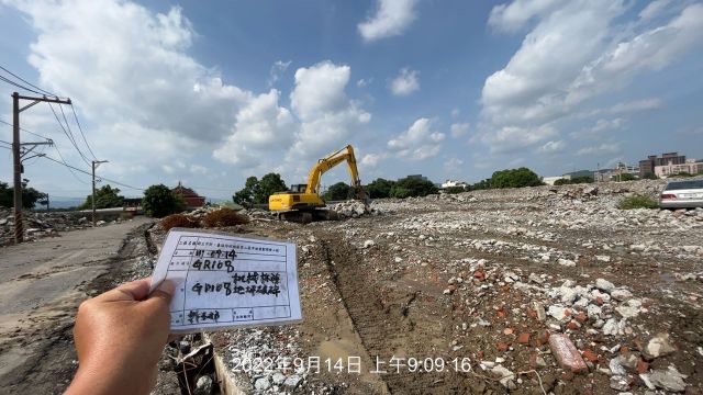 0914-整地土方工程、污水工程及管理維護(滯洪池抽水/張貼告示牌/第一階段交維改道說明)