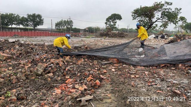 1203-整地土方工程、排水工程、道路工程、圍籬工程、污水工程及管理維護(防塵網覆蓋)