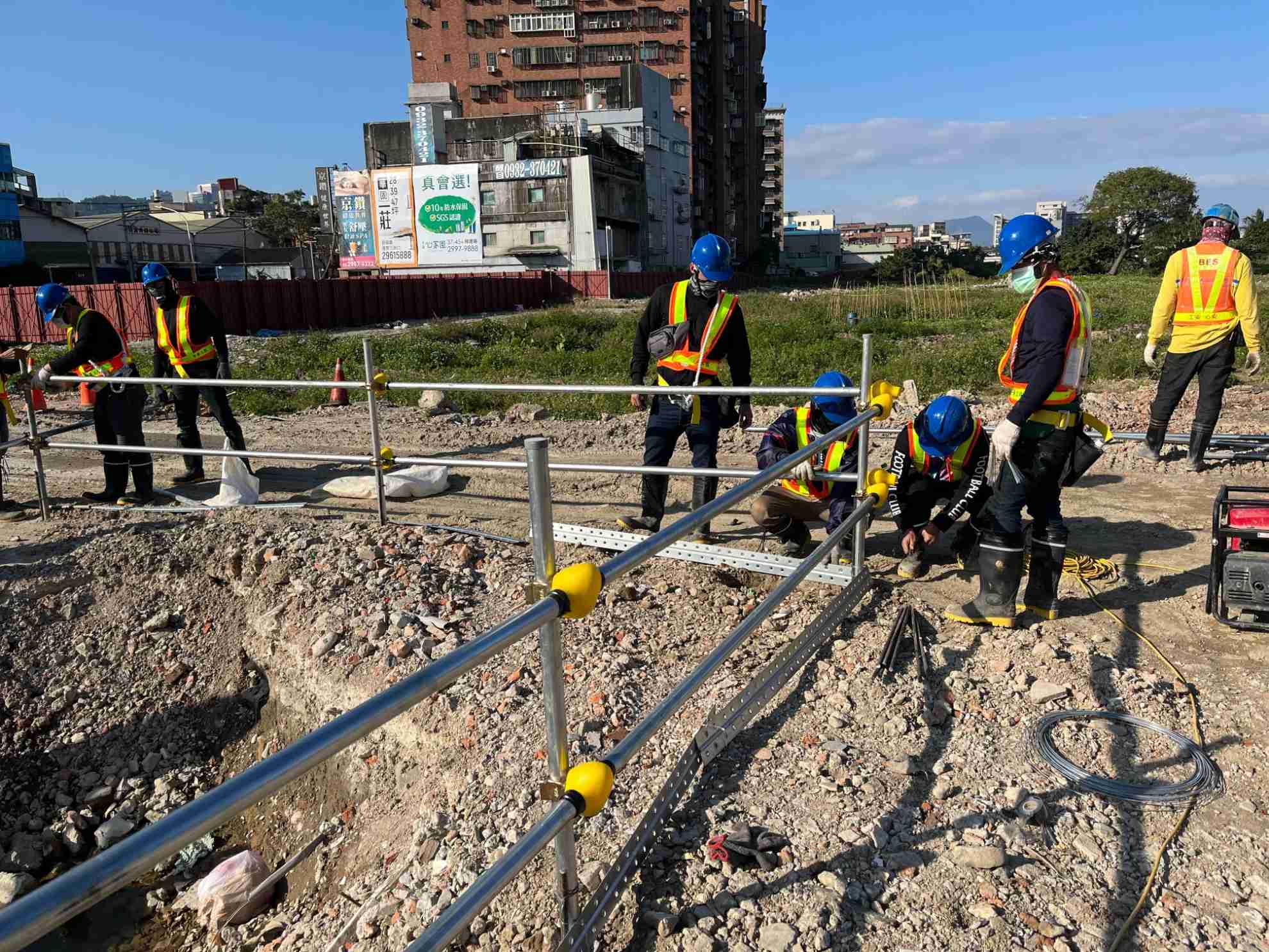 1225-污水工程及管理維護(護欄施作/防塵網覆蓋)