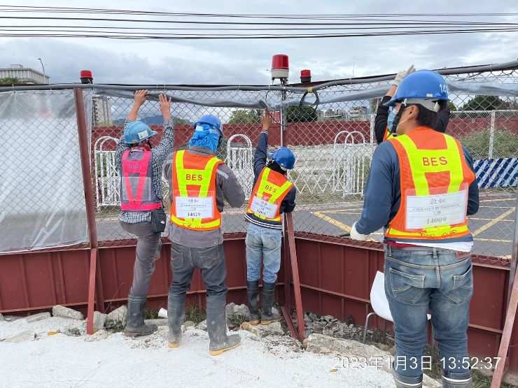 0103-整地土方工程、道路工程、排水工程、污水工程及管理維護(防塵網覆蓋/圍籬透明帆布)