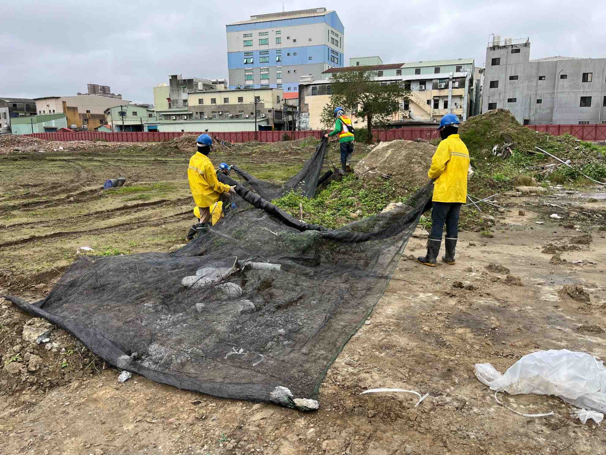 0111-整地土方工程、道路工程、排水工程、污水工程及管理維護(圍籬固定/防塵網覆蓋)