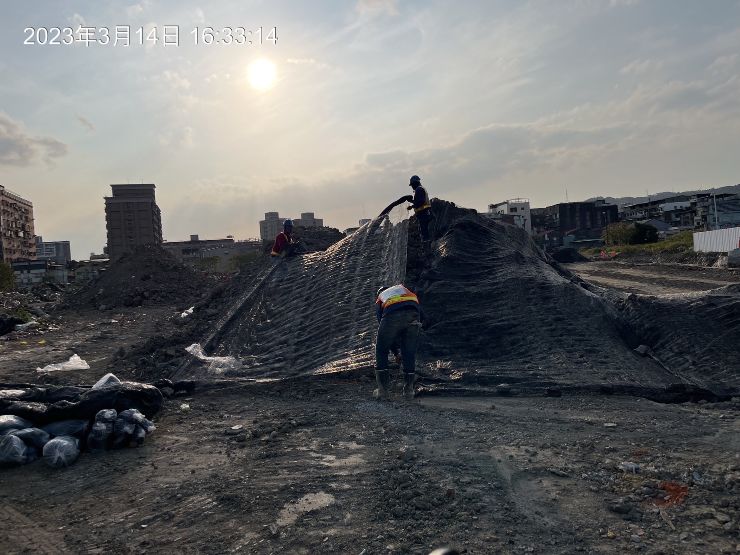 0314-整地土方工程、道路工程、排水工程、污水工程及管理維護(防塵網覆蓋/溝蓋施作/欄杆施作)