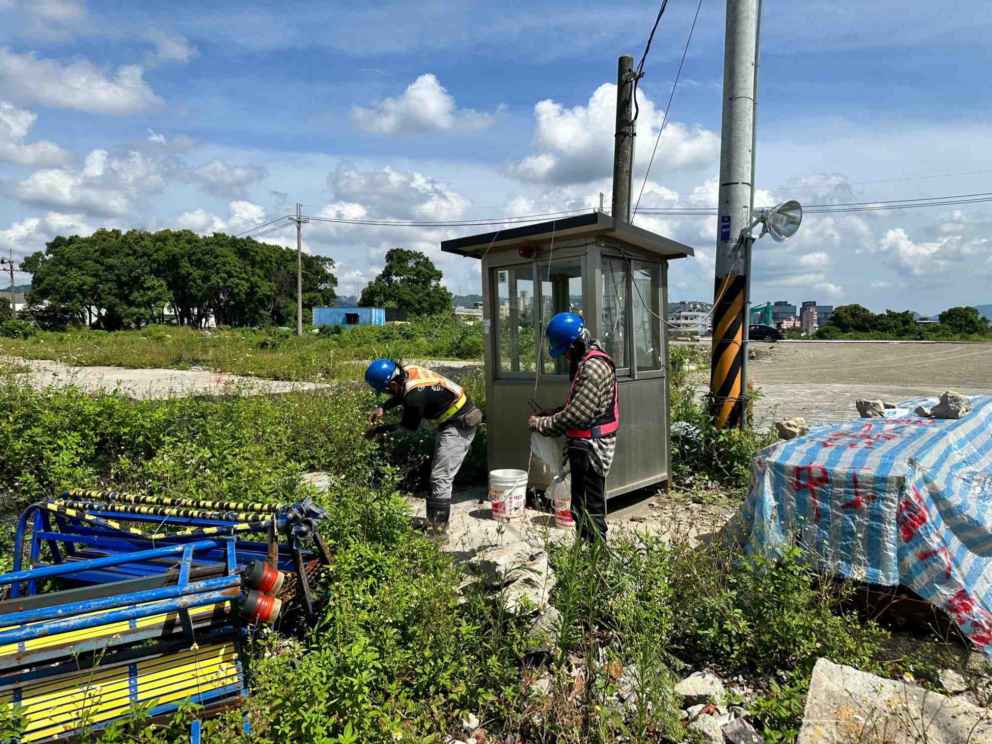 0723-整地土方工程、排水工程及管理維護(勤前教育/水溝防汛清理/圍籬固定)