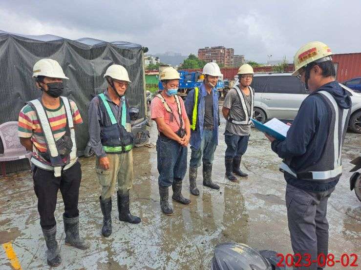 0802-整地土方工程、道路工程、排水工程、汙水工程、共管工程及管理維護(勤前教育)/卡努颱風防颱準備