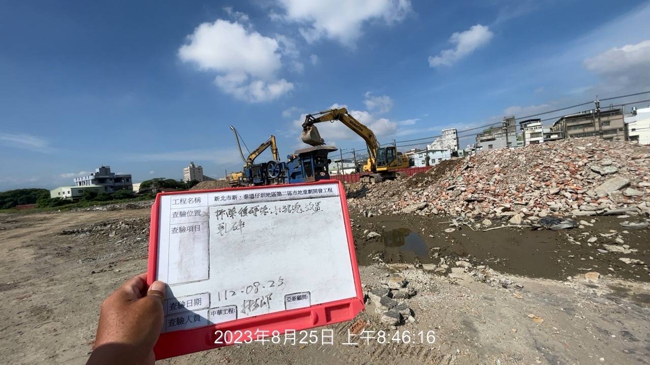0825-整地土方工程、道路工程、排水工程、汙水工程、共管工程及管理維護(勤前教育)
