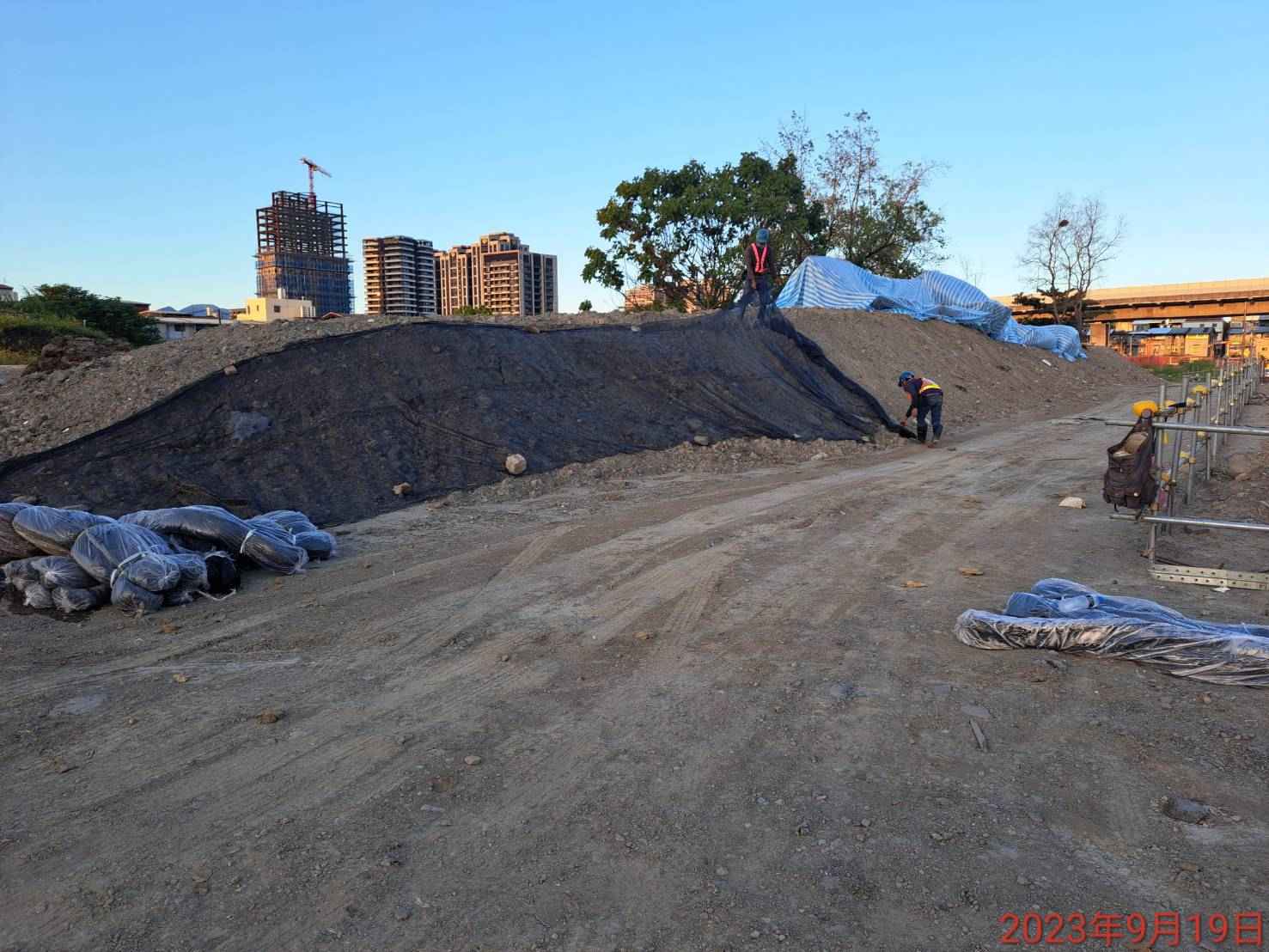 0919-整地土方工程、排水工程、汙水工程、共管工程及管理維護(勤前教育/防塵網抑塵覆蓋)