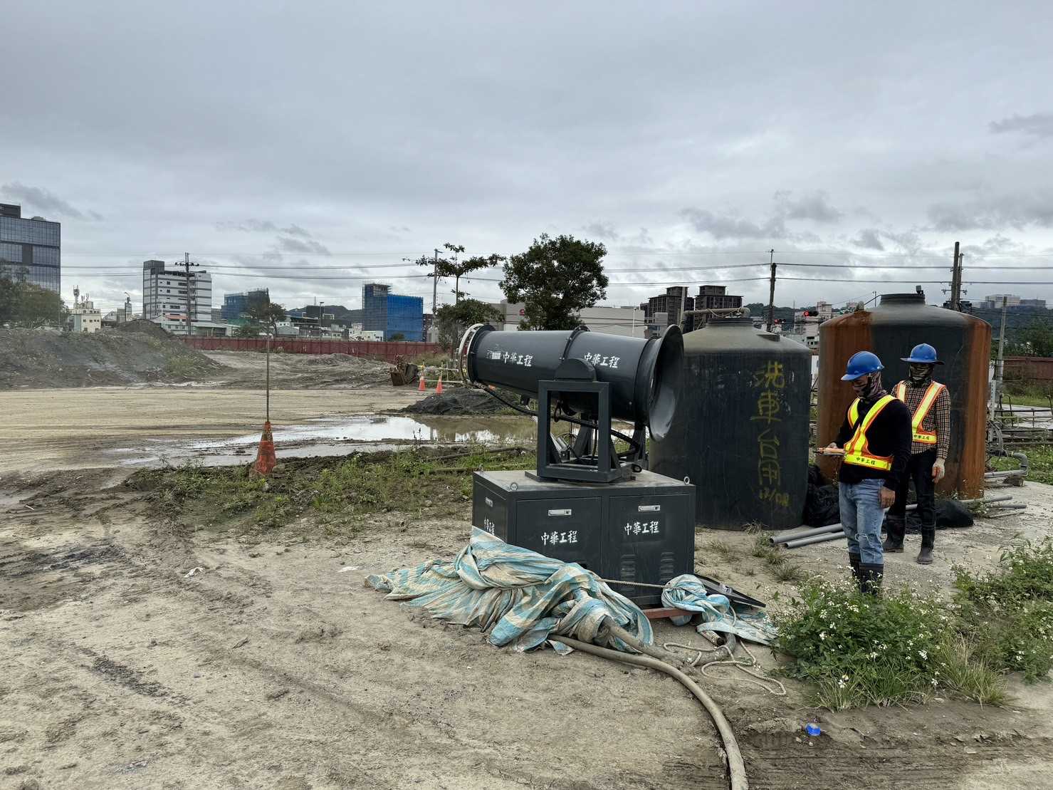 1212-整地土方工程、道路工程、排水工程、污水工程、共管工程及管理維護(勤前教育/霧砲機運轉測試) 1212-整地土方工程、道路工程、排水工程、污水工程、共管工程及管理維護(勤前教育/霧砲機運轉測試)