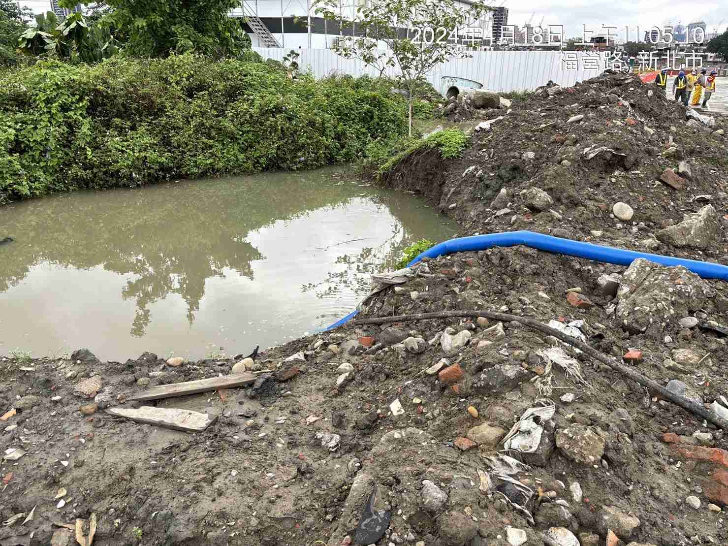 0418-(勤前教育)/路面龜裂修補/驟雨工區抽水