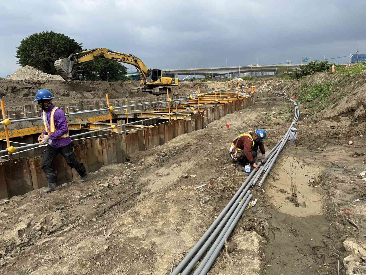 0421-整地土方工程、排水工程及管理維護(勤前教育/袪水點井管線配置)