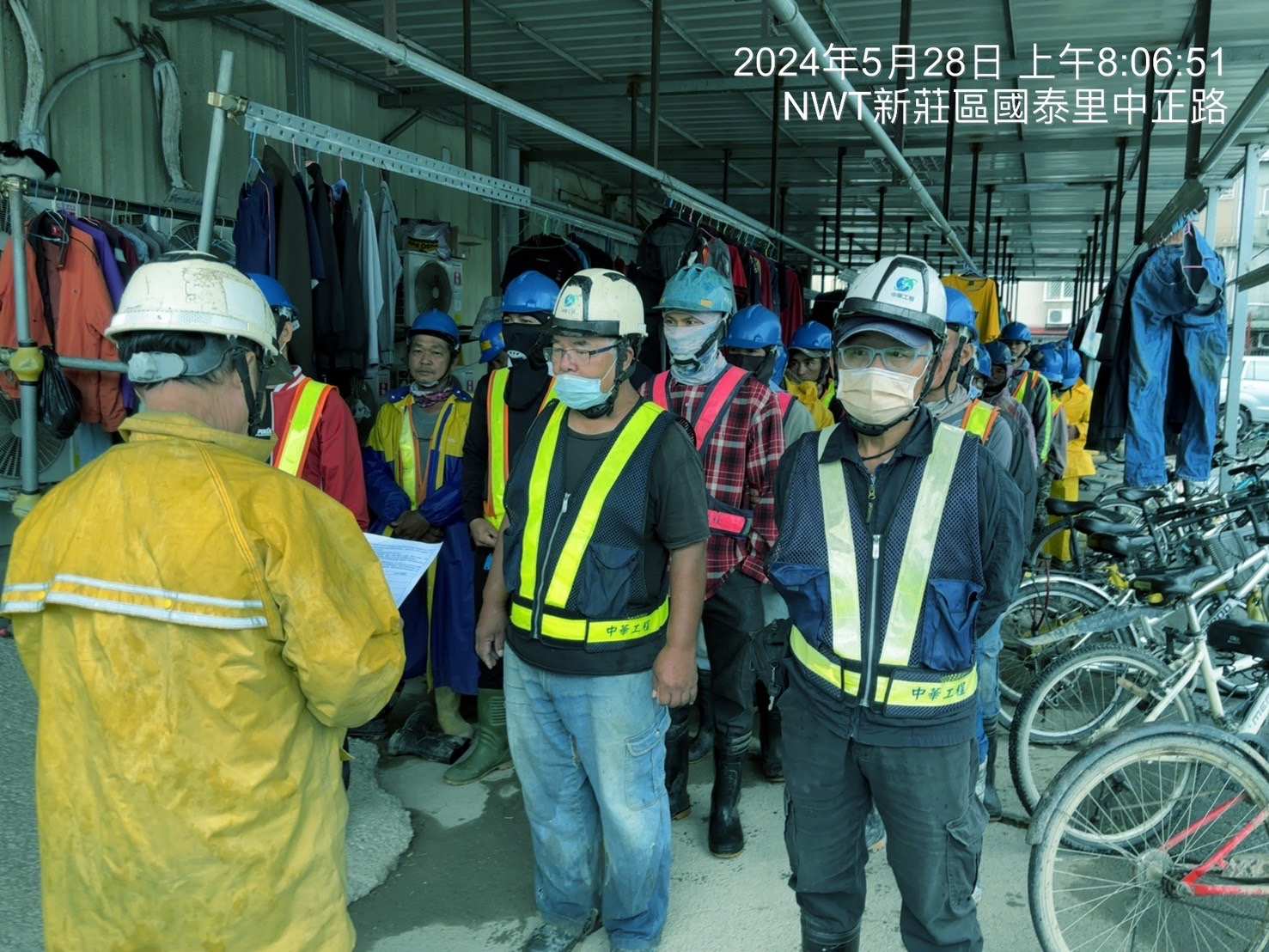 0528-驟雨(工區袪水作業)、管理維護(勤前教育)