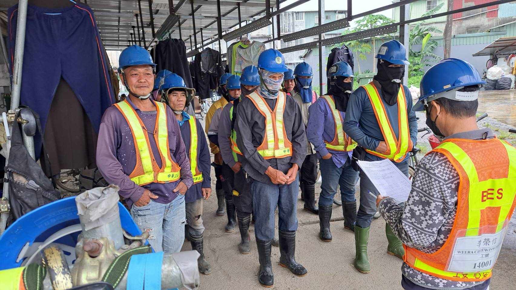 0602-驟雨(工區袪水作業)、管理維護(勤前教育)