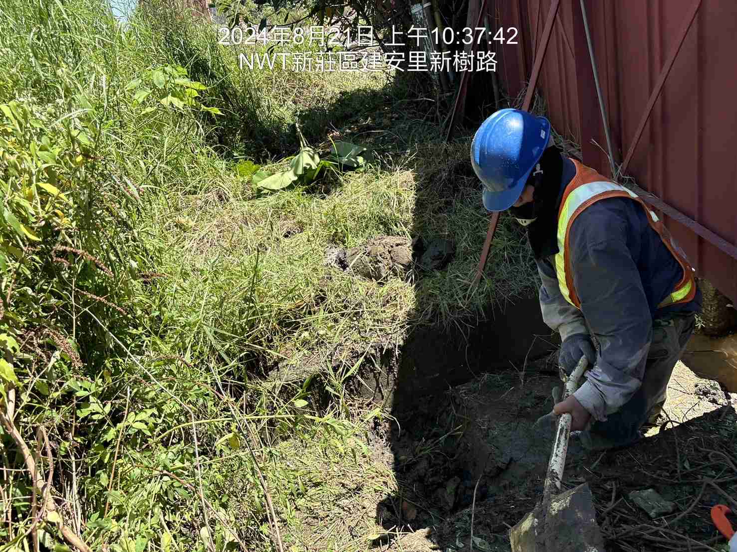 0821-排水工程、圍籬工程及管理維護(勤前教育)/(防汛)排水溝清理
