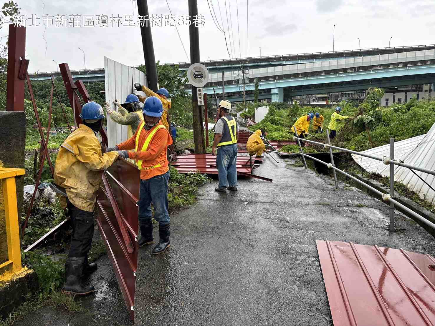 1101-整地土方工程、排水工程及管理維護(勤前教育)/康芮颱風後圍籬傾倒搶修