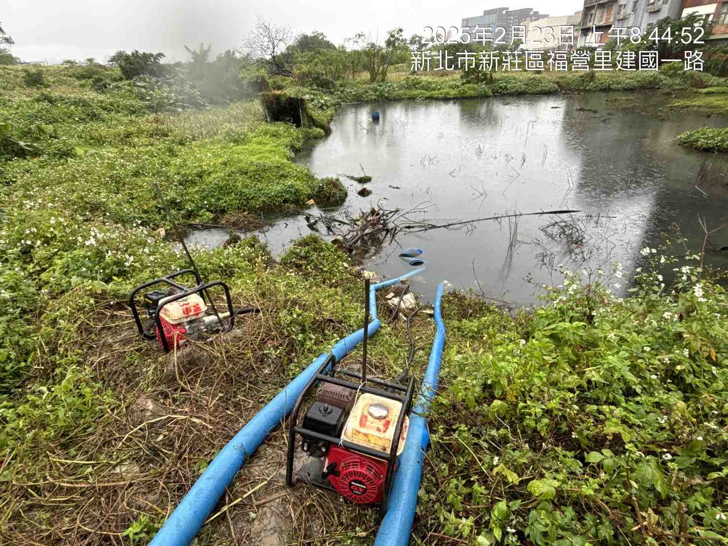 0223-管理維護(勤前教育)/西側抽排水/排水溝清理