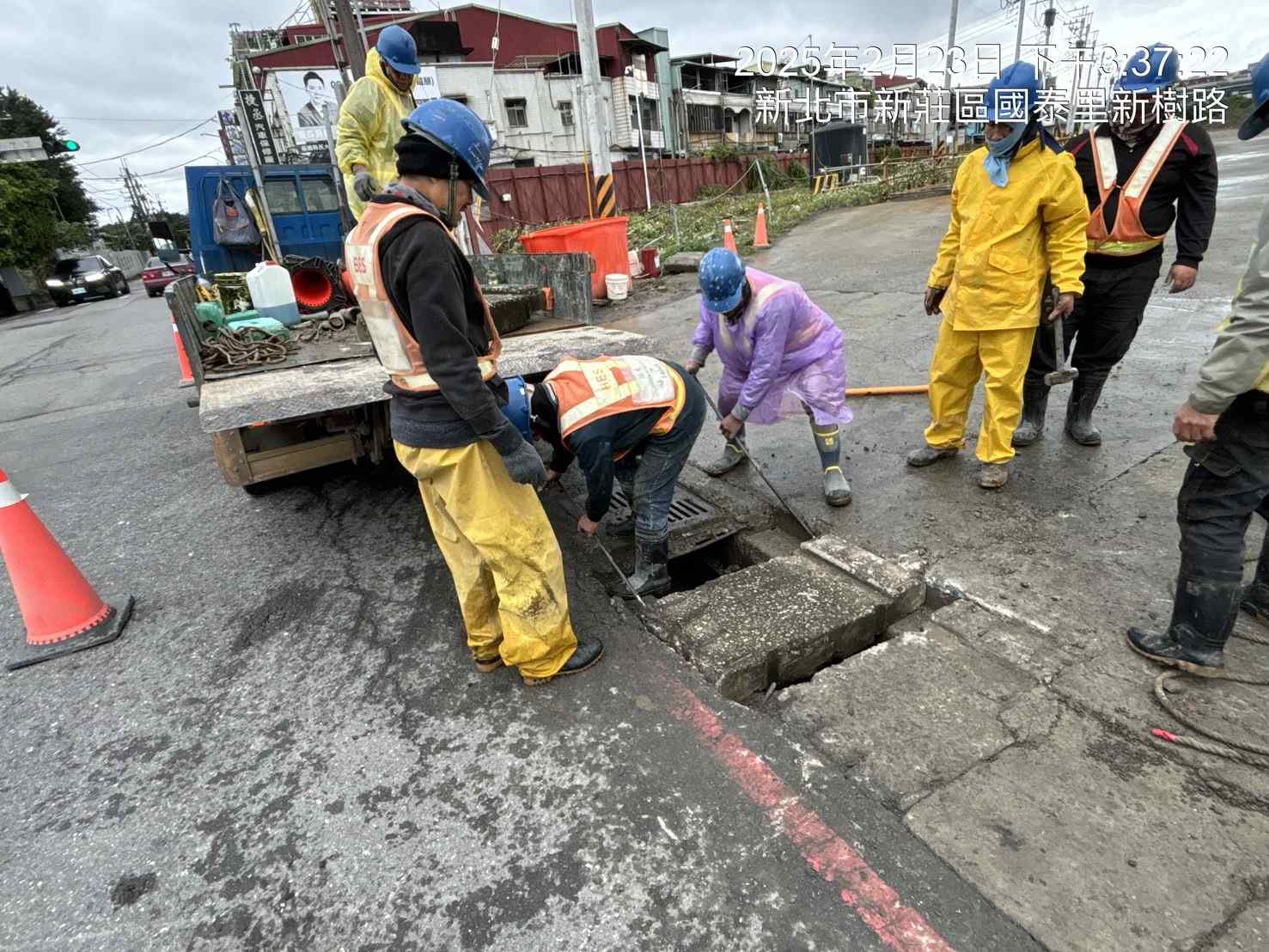 0223-管理維護(勤前教育)/西側抽排水/排水溝清理