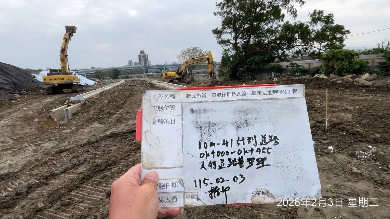 0203 整地土方工程、道路工程、排水工程、污水工程、共管工程、結構工程(橋梁)、圍籬工程、機電工程及管理維護/滯洪池抽水點井巡檢