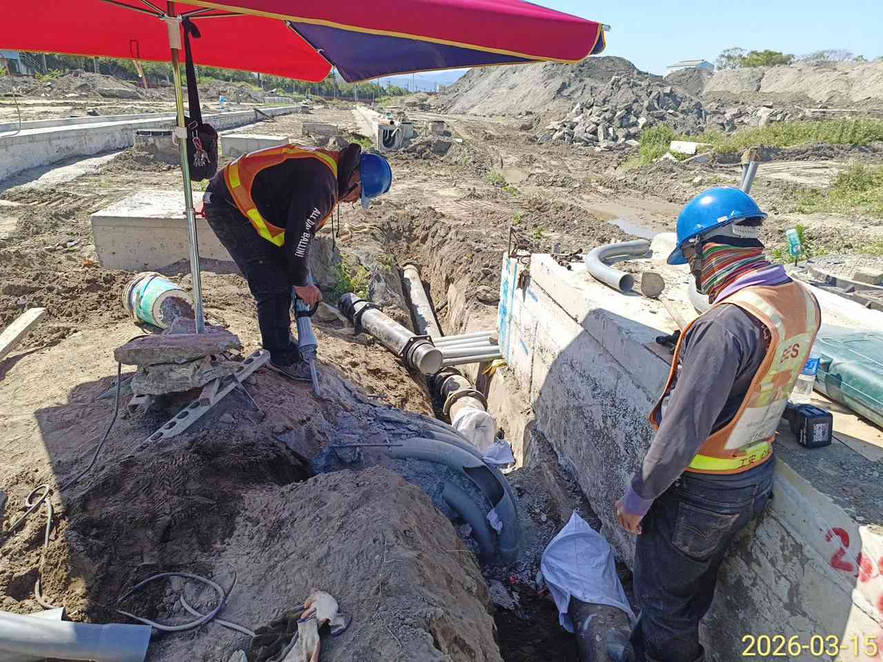 0315 共管工程、結構工程(橋梁)、機電工程及管理維護/工區臨時照明夜間巡檢