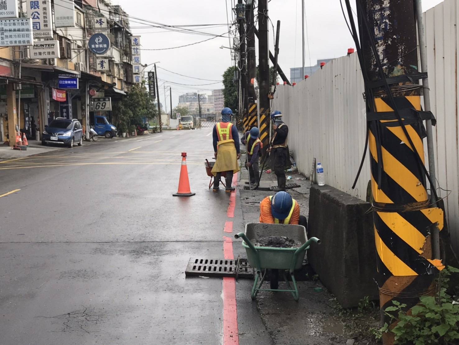 0404 (清明假期)管理維護//新樹路排水溝清理/工區臨時照明夜間巡檢