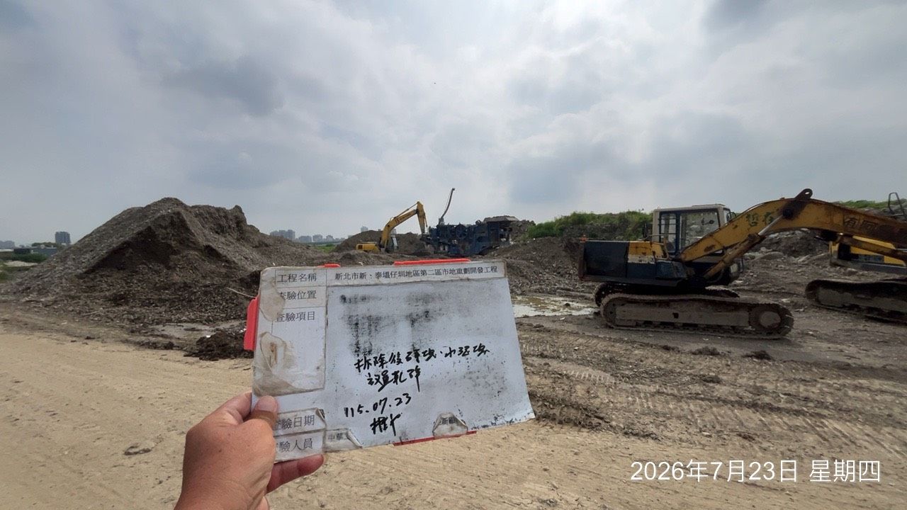 0723 整地土方工程、道路工程、排水工程、污水工程、共管工程、結構工程(橋梁)、機電工程及管理維護